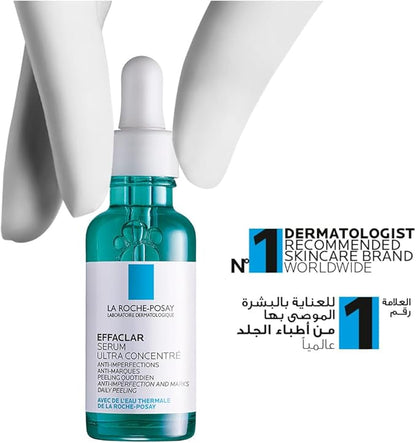 La Roche-Posay Effaclar Ultra Concentrated Serum – Acne Treatment & Pore Refining Face Serum (30ml)