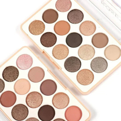 12-Color Glam Eyeshadow Palette – Matte & Shimmer Shades for Every Look