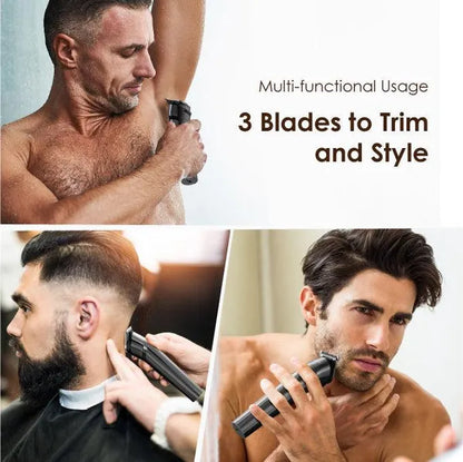 Oraimo Smart Beard & Hair Trimmer – Rechargeable Grooming Kit for Men (Original)